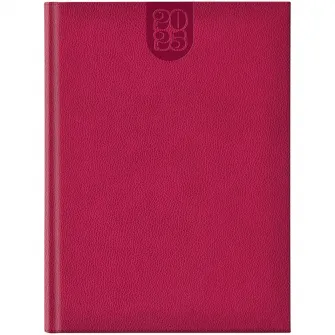 Agenda Dakota A4 datata hartie ivory coperta fuchsia