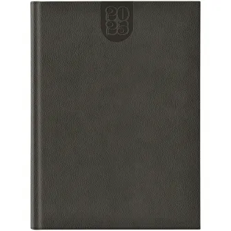 Agenda Dakota A4 datata hartie ivory coperta gri
