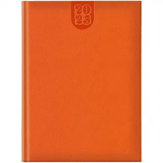 Agenda Dakota A4 datata hartie ivory coperta orange
