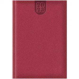 Agenda Dakota A5 datata hartie ivory coperta bordeux