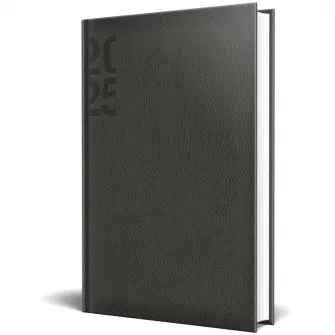 Agenda Herlitz, Datata Ro A5, 352 Pagini, Coperta Din Piele Sintetica, Deluxe, Culoare Maro 2025