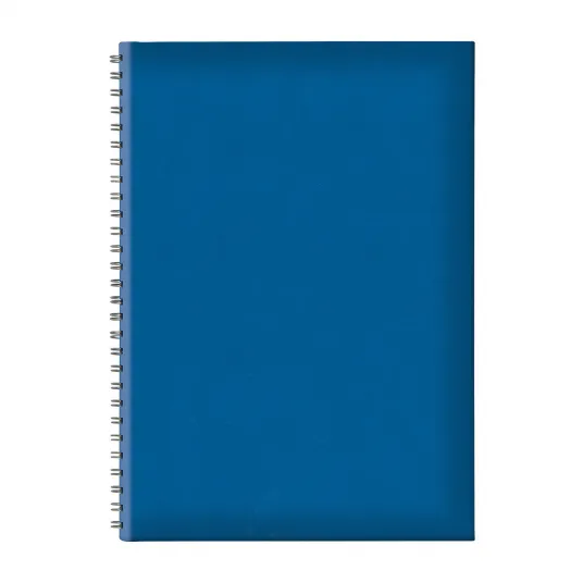 Agenda nedatata B5 TUCSON spira ascunsa coperta albastru
