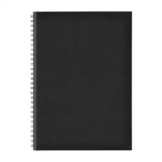 Agenda nedatata B5 TUCSON spira ascunsa coperta negru