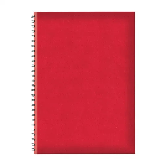 Agenda nedatata B5 TUCSON spira ascunsa coperta rosu