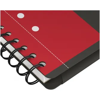 Agenda Organizator Oxford International Meeting Book, A5+ 80F, Hartie Optik 90G/Mp, Spira Dubla, Scribzee, Coperta Pp, Pefc, Margini Duble Si Antet, Microperforatii Si 10 Perforatii, 3 Clape Coperta Spate, Inchidere Cu Elastic, Patratele, Culoare Gri