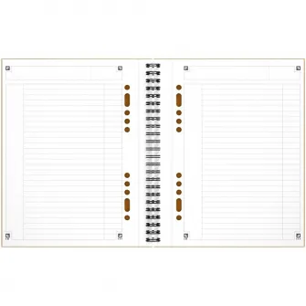Agenda Organizator Oxford International Notebook, A5+ 80F, Hartie Optik 90G/Mp, Spira Dubla, Scribzee, Coperta Plastifiata Rigida, Pefc, Margini Duble Si Antet, Microperforatii Si 10 Perforatii, Dictando, Culoare Portocaliu