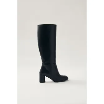 ALOHAS, Cizme inalte de piele, Negru, 36