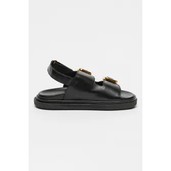 ALOHAS, Sandale de piele Daria, Negru, 39