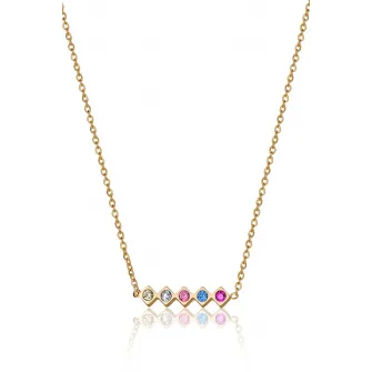 Amelia Parker, Colier cu zirconia, Auriu