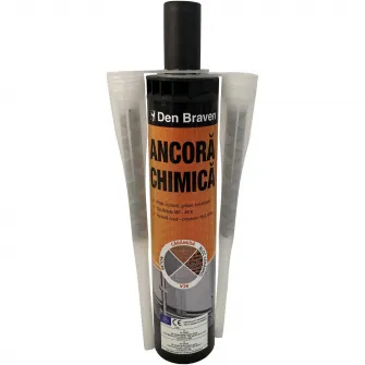 Ancora chimica Den Braven PESF, Beton/caramida/bloc ceramic/BCA, 300ml