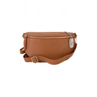 Anna Morellini, Geanta crossbody de piele Berenice, Scortisoara