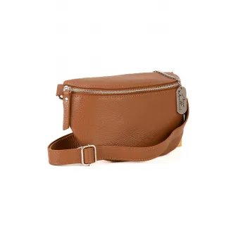 Anna Morellini, Geanta crossbody de piele Berenice, Scortisoara