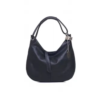 Anna Morellini, Geanta hobo de piele Alba, Negru