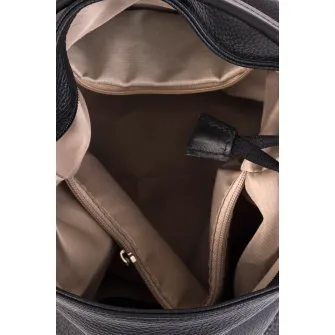Anna Morellini, Geanta hobo, de piele Noemi, Negru