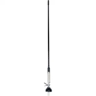 Antena CB PNI S60 cu fluture, lungime spic 59 cm, cu montura, cablu 4 m si mufa PL