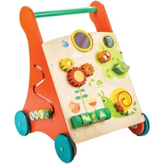 Antepremergator din lemn Tender Leaf Toys cu activitati