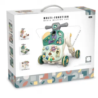 Antepremergator Mappy 3 in 1, convertibil, cu lumini si sunete, verde