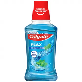 Apa de gura Colgate Plax Cool Mint fara alcool, 250 ml
