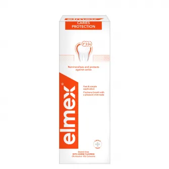 Apa de gura elmex Caries Protection, pentru protectie anticarie, 400 ml