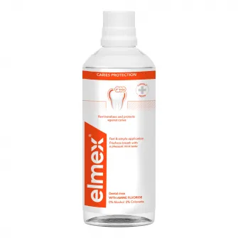 Apa de gura elmex Caries Protection, pentru protectie anticarie, 400 ml