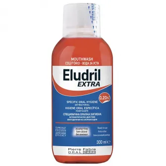 Apa de gura Eludril Extra 0.2% CHX, 300 ml