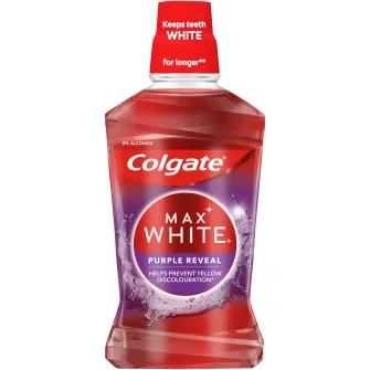 Apa de gura Max White Purple Reveal, 500 ml
