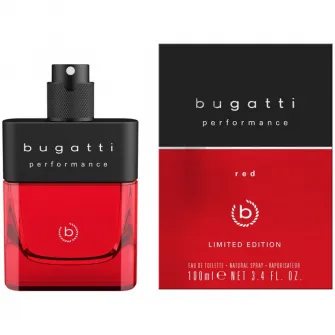 Apa de toaleta Performance Red, Bugatti, 100 ml