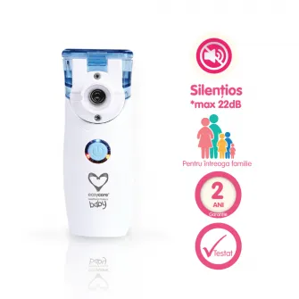 Aparat aerosoli EasyCare Baby, ultrasonic, cu tehnologie mesh