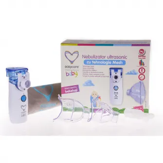 Aparat aerosoli EasyCare Baby, ultrasonic, cu tehnologie mesh