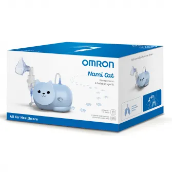 Aparat aerosoli OMRON Nami Cat 2021,cu compresor,masca copii,kit nebulizare