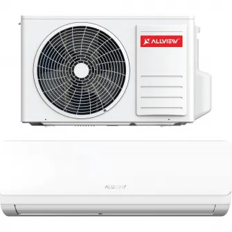 Aparat de aer conditionat Allview PRO 12000 BTU WI-FI, Clasa A++/A+, kit instalare 3m, Plasma, UV, Sleep mode, Eco mode, Sensy 12 PRO, alb