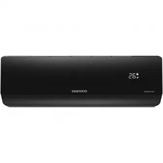 Aparat de aer conditionat Daewoo 12000 BTU, WI-FI, A++, Filtre cu ioni de argint, Eco Mode, iFeel, DAC-12CHSDB-NK, Negru
