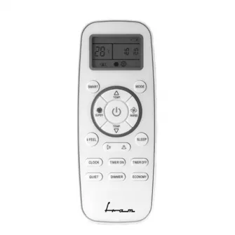 Aparat de aer conditionat Fram 12000 BTU Wi-Fi, Clasa A++, kit instalare inclus 3m, functie iFeel, ACF-HS12KITWIFI++, alb