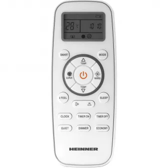 Aparat de aer conditionat Heinner 12000 BTU Wi-Fi, Clasa A++, functie iFeel, HAC-HS12WIFI++, Alb