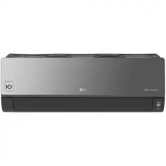 Aparat de aer conditionat LG Artcool 12000 BTU Wi-Fi, Clasa A++/A+, UVnano, filtru Allergy, Plasmaster Ionizer, functie Fast Heating, afisare consum energie, Dual Inverter Compressor cu 10 ani garantie compresor, AC12BK., R32, negru
