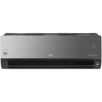 Aparat de aer conditionat LG Artcool 12000 BTU Wi-Fi, Clasa A++/A+, UVnano, filtru Allergy, Plasmaster Ionizer, functie Fast Heating, afisare consum energie, Dual Inverter Compressor cu 10 ani garantie compresor, AC12BK., R32, negru