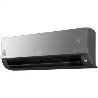 Aparat de aer conditionat LG Artcool 12000 BTU Wi-Fi, Clasa A++/A+, UVnano, filtru Allergy, Plasmaster Ionizer, functie Fast Heating, afisare consum energie, Dual Inverter Compressor cu 10 ani garantie compresor, AC12BK., R32, negru