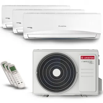 Aparat de aer conditionat multisplit Ariston 2 x 9000 BTU, 1 x 12000 BTU, Prios 80 Trial XD0