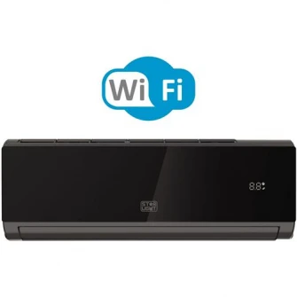 Кондиционер Star-Light ACT-12BLWF, управление WiFi, инвертор, 12000 БТЕ, класс A ++, дисплей, черный