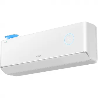 Aparat de aer conditionat Tesla Virtuoso 12000 BTU WI-FI, functie I Feel, Filtru lavabil, , flux aer 3D, Lampa UV, HEPA filter, Fresh O2, TT37AF, alb