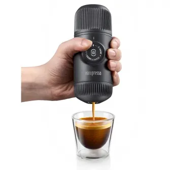 Aparat de cafea portabil Wacaco Nanopresso, gri