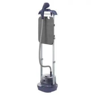 Aparat de calcat cu abur de inalta presiune Electrolux Refine 700 E7US1-4MN, 2-in-one, suport pentru calcare orizontala sau verticala, umeras haine, 1800W, jet abur 36 g/ min, 5 bari, 2.5 l, manusa cu protectie termica, perie haine, albastru