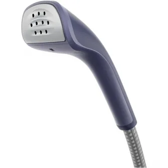 Aparat de calcat cu abur de inalta presiune Electrolux Refine 700 E7US1-4MN, 2-in-one, suport pentru calcare orizontala sau verticala, umeras haine, 1800W, jet abur 36 g/ min, 5 bari, 2.5 l, manusa cu protectie termica, perie haine, albastru