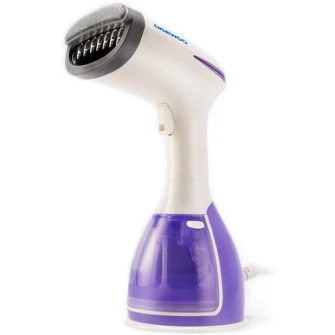 Aparat de calcat vertical cu abur Daewoo DGS1500P, 1500 W, 280 ml, Abur 60 gr/min, Alb/Mov