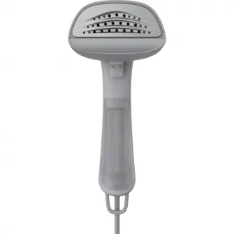 Aparat de calcat vertical cu abur Electrolux E7HS2-6UG, 1400W, jet de abur 26gr/min, rezervor detasabil 100 ml, talpa ceramică GlissiumTM, husa, gri inchis