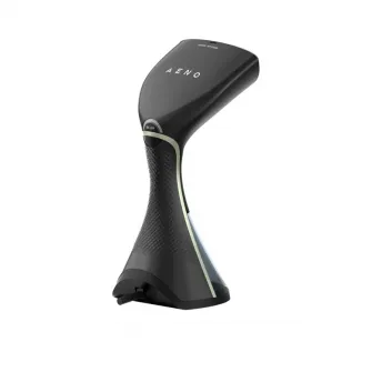 Aparat de calcat vertical cu aburi Aeno AGS0003, 1500W, timp de incalzire 35 sec, capacitate rezervor apa 250 ml, putere abur 24 g/ min, temperatura aburului pana la 160°C, perie, cana de masurat inclusa, negru
