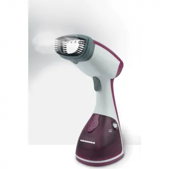 Aparat de calcat vertical Heinner HGS-1100PP, 1100 W, Rezervor detasabil 0.25l, Jet abur continuu, Debit de abur 17 +/- 4g / min, Mov