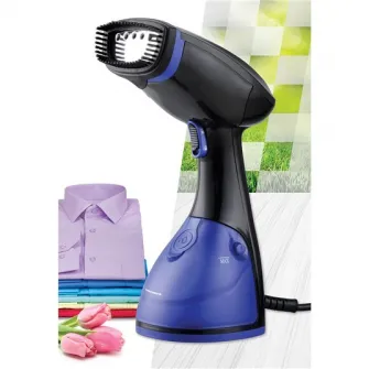 Aparat de calcat vertical Heinner HGS-1600BK, 1630 W, rezervor detasabil 250ml, Negru
