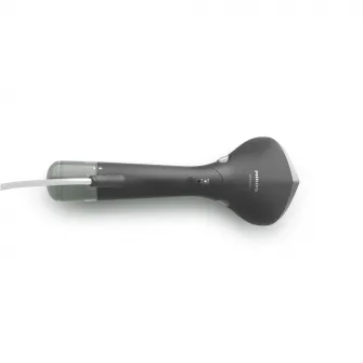 Philips STH7040/80 Портативный вертикальный утюг серии 7000, 1500 Вт, подача пара 28 г/мин, съемный резервуар на 100 мл + дополнительный резервуар для воды на 200 мл, подошва OptimalTEMP, 30 сек. Нагрев, регулируемая головка, 2 уровня пара, 870 г, крышка