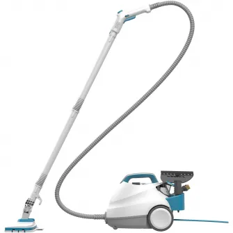 Aparat de curatat cu abur multifunctional 14 in 1 Black & Decker BHSMP2314, putere 2300 W, 14 accesorii incluse, presiune abur 4 bar, rezervor apa 1.2 L, elimina 99.9% dintre bacteriile cunoscute